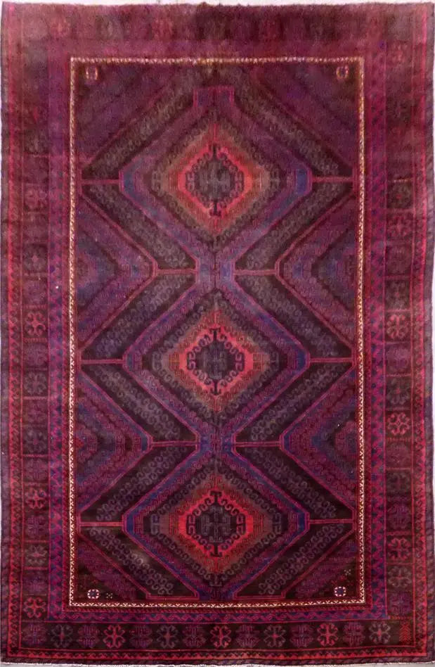 One Of The Kind Afghani Khotan Rug 12'7" x 7'9"